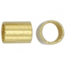 Beadalon JFCT3G-1.5G Crimp Tubes, Size #3, Gold Plated, Small Pack