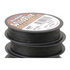 Black 0.15mm Wildfire Beading Thread, 161T-010, 114m Spool