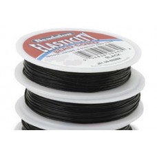 0.8mm Black Round Elasticity, 5m reel