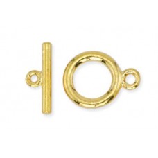 Beadalon Small Toggle Clasps, Gold, Pack of 2 clasps