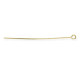 Beadalon Eye Pins, 0.7x50mm, Gold Plated,72 Pieces Beadalon Eye Pins, 0.7x50mm, Gold Plated,72 Pieces