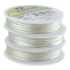 Silver Colour 7 Strand Beadalon Beading Wire  0.015, 30ft Reel, JW02S-0