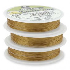 Satin Copper colour Beadalon 7 Strand Crinkle Wire, 0.015" diameter, 15ft r...