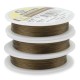 Beadalon JW15Z-1 19 Strand Beading Wire, Bronze, 0.018", 100ft Reel
