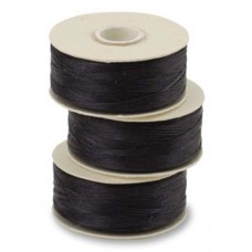 Nymo Beading Thread, Size F (0.35mm), Black
