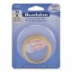 24 Gauge Fancy Square German Style Wire,  4M, Non Tarnish Brass