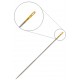 Size 11 Gold Eye Japanese Short Beading Needles, Pack of 25,  33.3mm