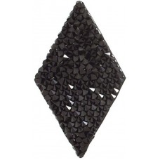 Swarovski Crystal Rock Diamonds 25x31.7mm Jet