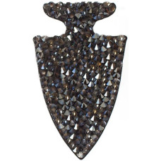 Swarovski Crystal Rock Arrow 63.5x31.7mm Silvershade Crystal Swarovski Crystal Rock Arrow 63.5x31.7mm Silvershade Crystal