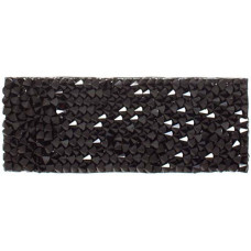 Swarovski Crystal Rock Rectangle 63.5x25mm Jet Swarovski Crystal Rock Rectangle 63.5x25mm Jet