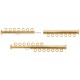 7 Strand Multi Slide Clasp Gold Colour