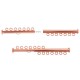 7 Strand Multi Slide Clasp Copper Colour