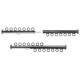 7 Strand Multi Slide Clasp Gunmetal Colour