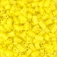 Lemon Yellow Opaque AB Matte Half Tila Beads, colour 0404FR,  5.2gm approx.
