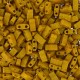 Gold Opaque Matte Half Tila Beads, colour 2312,  5.2gm approx.