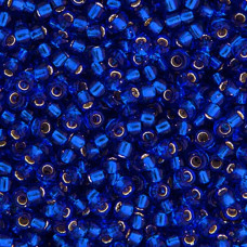 Cobalt Silver Lined Miyuki 11/0 Seed Beads, 250g, Colour 0020