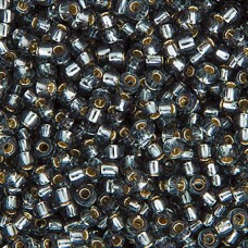 Grey Silver Lined, Miyuki 11/0 Seed Beads, Colour 0021, 250 Grams