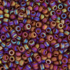 Dark Topaz Transparent Matte, Miyuki 11/0 Seed Beads, Colour 0134FR, 250 Grams