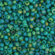 Emerald Transparent AB Matte, Miyuki 11/0 Seed Beads, Colour 0147FR, 250 Grams Emerald Transparent AB Matte, Miyuki 11/0 Seed Beads, Colour 0147FR, 250 Grams