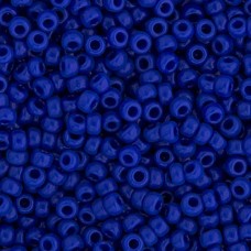 Bulk Bag Cobalt Blue Opaque Miyuki 11/0 Seed Beads, 250g, Colour 0414
