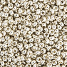 Bulk Bag Silver Galvanized Miyuki 11/0 Seed Beads, 250g, Colour 1051