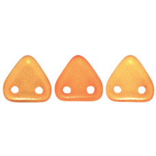 Sandalwood Czechmate Triangle Beads, approx 8g Sandalwood Czechmate Triangle Beads, approx 8g