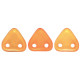 Sandalwood Czechmate Triangle Beads, approx 8g Sandalwood Czechmate Triangle Beads, approx 8g