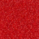 DB0745 Red-Orange Matte Transparent, Size 11/0 Miyuki Delica Beads, wholesale pack of 50g approx. DB0745 Red-Orange Matte Transparent, Size 11/0 Miyuki Delica Beads, wholesale pack of 50g approx.