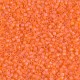 DB0855 Orange Transparent matte AB, Size 11/0 Miyuki Delica Beads, wholesale pack of 50g approx.