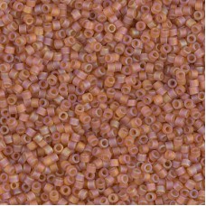 DB0866 Matted Transparent Topaz AB Miyuki 11/0 Miyuki Delica Beads beads, 50g wh...