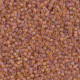 DB0866 Matted Transparent Topaz AB Miyuki 11/0 Miyuki Delica Beads beads, 50g wholesale pack, colour 0866