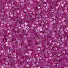 DB1808 Fuschia Dyed Satin Silk, Size 11/0 Miyuki Delica Beads, wholesale pack of...