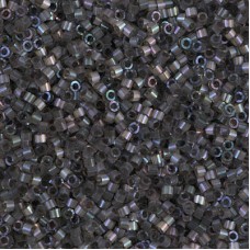 DB1818 Rustic Grey Dyed Satin Silk, Size 11/0 Miyuki Delica Beads, wholesale pac...