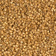 DB1832F Duracoat Galvanised Matte Gold, Colour Code 1832F, Size 11/0 Miyuki Delica Beads, 5.2g approx.