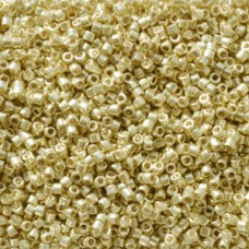 DB2502 Yellow Galvanised Duracoat, size 11/0 Miyuki Miyuki Delica Beads, 50g who...