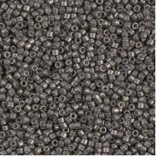 DB1186 Semi-Frosted Graphite, Size 11/0 Miyuki Delica Beads, 50g Wholesale Pack