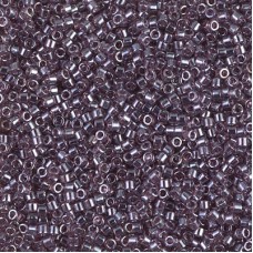 DB1224 Transparent Mauve Luster, Size 11/0 Miyuki Delica Beads, 50g Wholesale Pa...