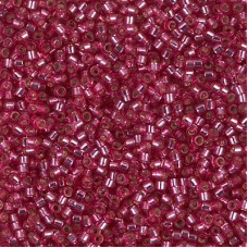 DB1341 Dyed Silver Lined Medium Rose, Size 11/0 Miyuki Delica Beads, 50g Wholesa...