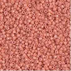 DB1363 Dyed Opaque Peach, Size 11/0 Miyuki Delica Beads, 50g Wholesale Pack