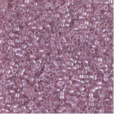 DB1482 Transparent Light Rose Luster, Size 11/0 Miyuki Delica Beads, 50g Wholesa...