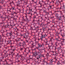 DB2048 Luminous Pink Taffy, Size 11/0 Miyuki Delica Beads, 50g Wholesale Pack