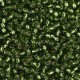 Olive Silver Lined, Miyuki 11/0 Seed Beads, Colour 0026, 250 Grams