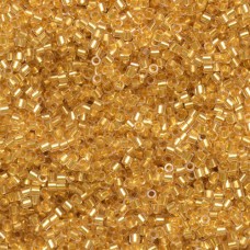 DBM0033 Crystal Transparent Gold 24kt Lined, Size 10/0  Miyuki Delica Beads, Col...