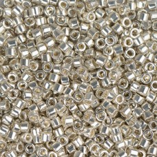 DBL0035 Silver Galvanised Size 8/0 Miyuki Delica Beads, Colour Code 0035, 5.2g a...