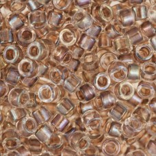 DB0064 Ivory AB Lined-Dyed, Size 11/0 Miyuki Delica Beads, 50g approx. 