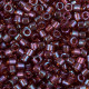 DBL0104 Raspberry Transparent AB Gold Luster size 8/0 Miyuki Delica Beads, Colour 0104, 5.2g approx. DBL0104 Raspberry Transparent AB Gold Luster size 8/0 Miyuki Delica Beads, Colour 0104, 5.2g approx.