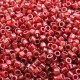 DBM0105 Red Transparent Gold Luster, Size 10/0  Miyuki Delica Beads, Colour code -105 - Approx. 50g