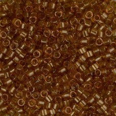 DB0118B Yellow Saffron Transparent Gold Luster, Size 11/0 Miyuki Delica Beads, 5...