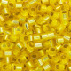 DBL0145 Yellow Silver lined size 8/0 Miyuki Delica Beads, Colour 0145, 5.2g approx. DBL0145 Yellow Silver lined size 8/0 Miyuki Delica Beads, Colour 0145, 5.2g approx.