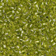 DB0147 Chartreuse Silver Lined, Size 11/0 Miyuki Delica Beads, 50gm bag DB0147 Chartreuse Silver Lined, Size 11/0 Miyuki Delica Beads, 50gm bag